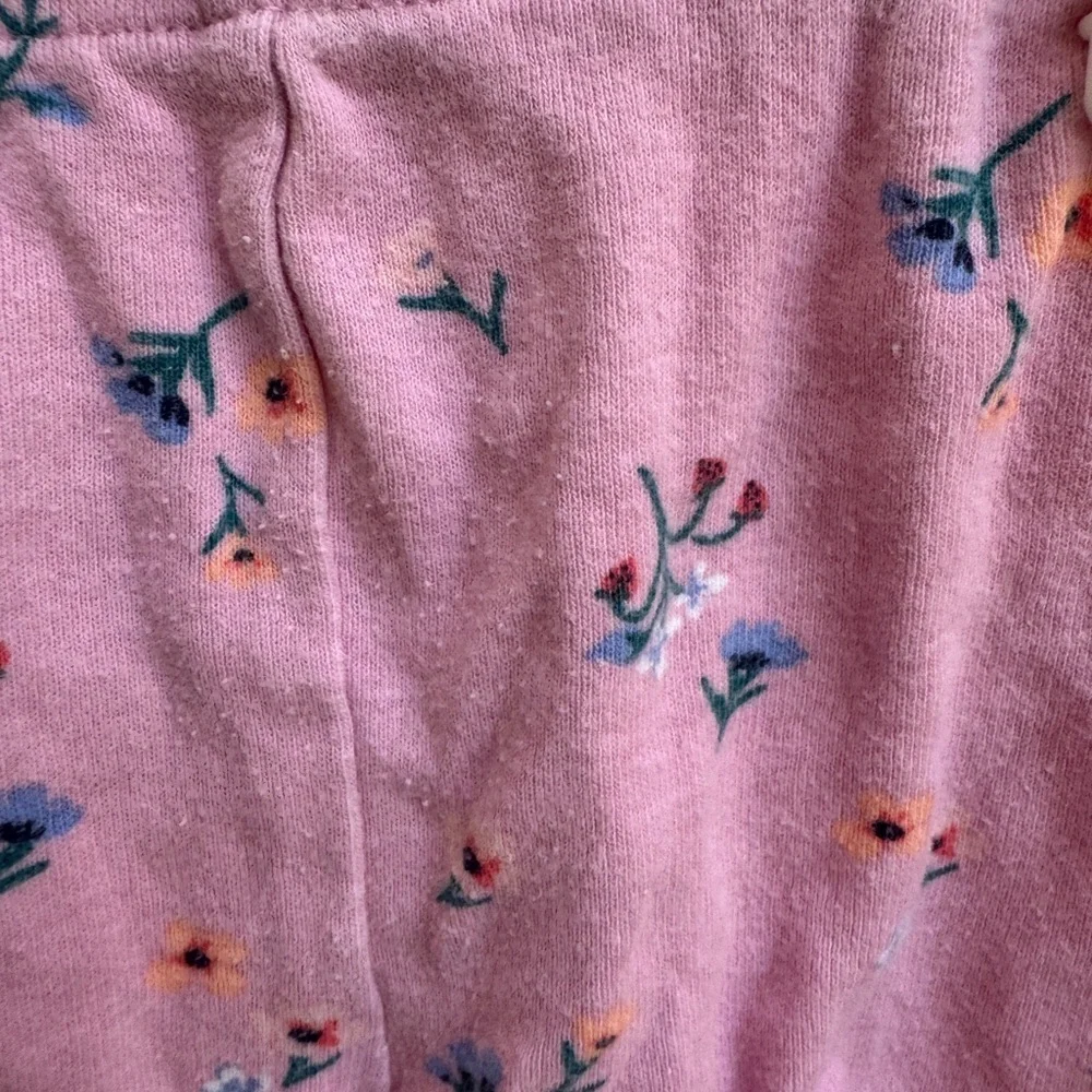 Carter's 2T Girls Pink/Purple Color Floral Pattern Pajama Shorts